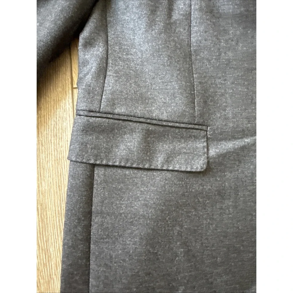 Lauren Ralph Lauren Slim Blazer Mens 40S Wool Charcoal‎ Grey Sport Jacket #812